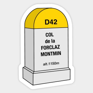 Bourne: Col de la Forclaz Montmin Sticker